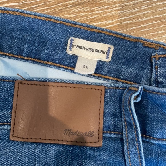 MADEWELL 10” High Rise Jeans - Size26 - Picture 5 of 7
